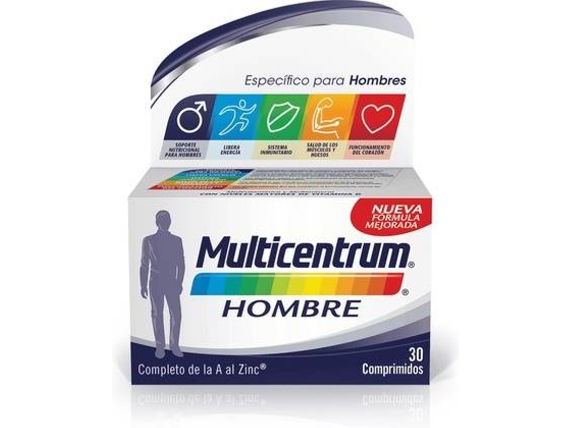 Complemento Alimentar MULTICENTRUM Homem (30 comprimidos)