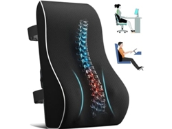 Almohada de soporte lumbar: alivia el dolor lumbar con soporte ortopédico ergonómico.