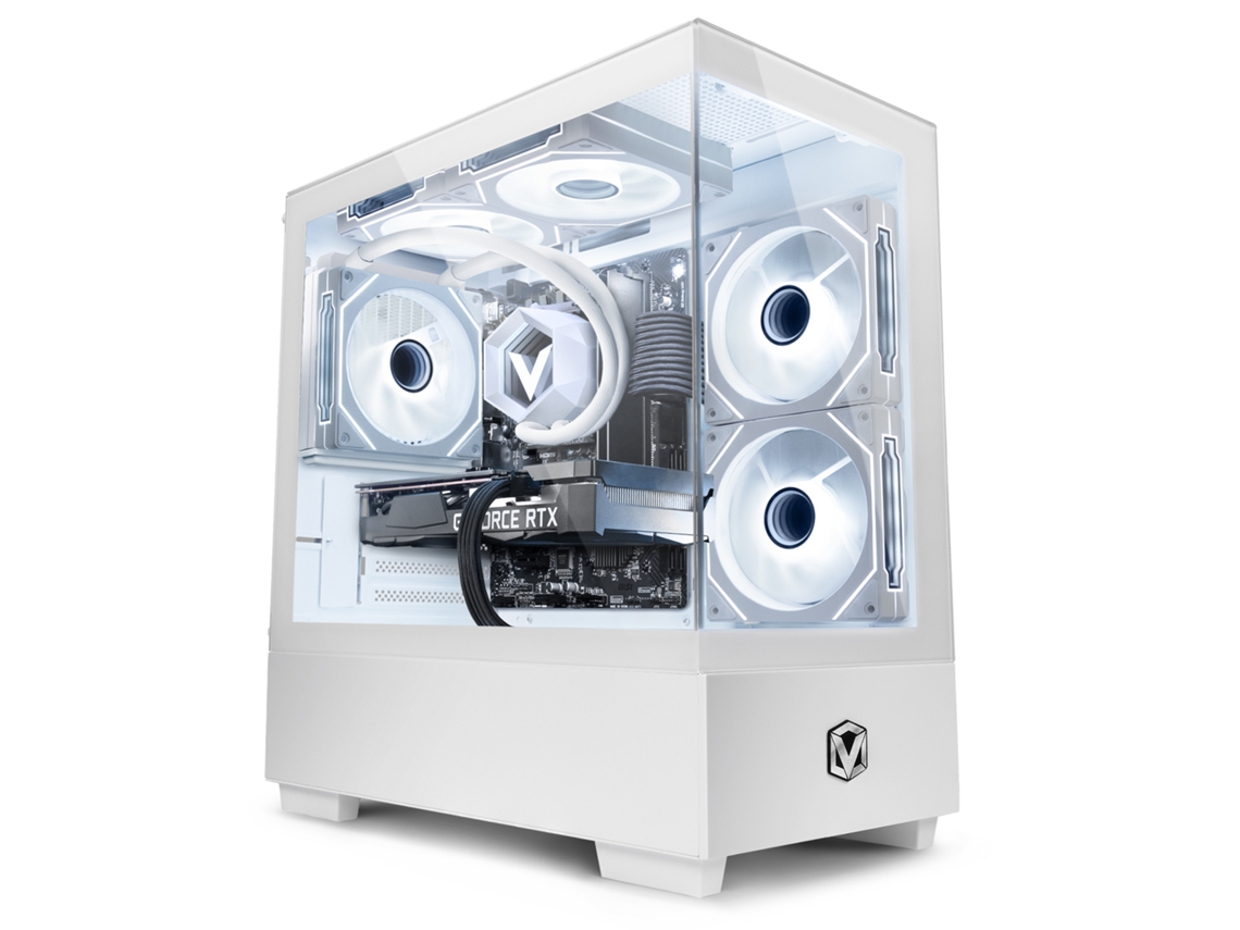 PC para juegos Vibox IV-634 • AMD Ryzen 7 5700x 4.6 GHz • Nvidia RTX 5050 8 GB • 16 GB de RAM • SSD de 500 GB • Windows 11 • Wifi