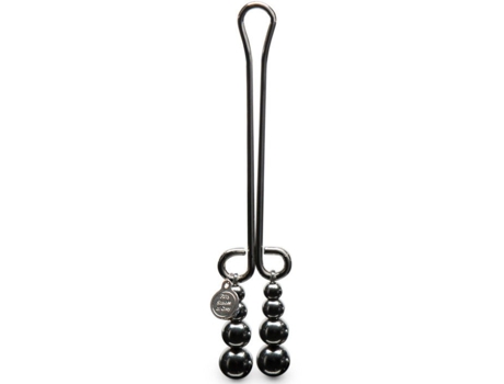 Estimulador FIFTY SHADES OF GREY TOYS Darker Just Sensation Beaded Clitorial Clamp (Gris)