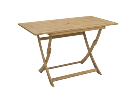 Mesa de jardín plegable madera maciza de acacia VIDAXL (120x70x75 cm)