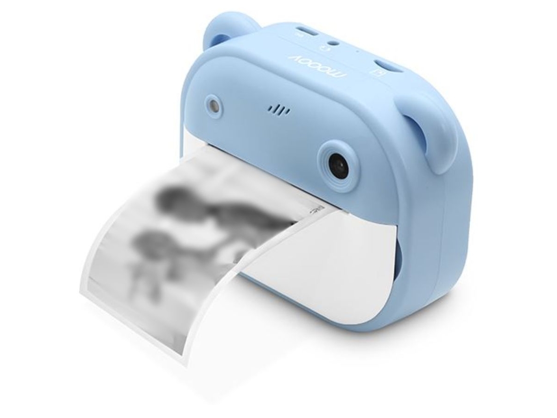 Cámara de impresión instantánea Clickonit para niños, azul
