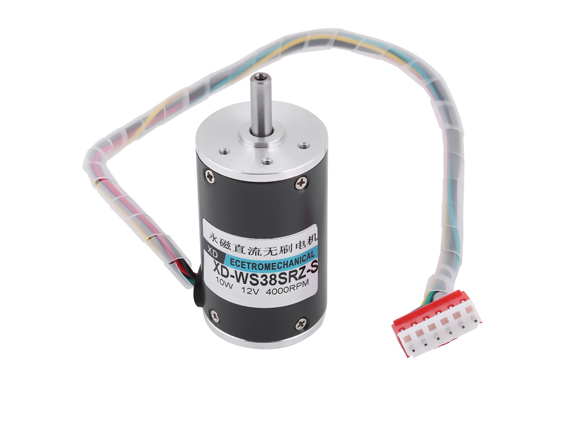 Motor Cc Sin Escobillas De 12 V Y 10 W, Alto Par, 4000 Rpm, Rotación En Sentido Horario/antihorario.