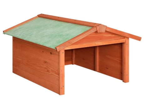 Caseta de Jardín de Madera VIDAXL de Cortacésped Robótico Maciza Abeto 72x87x50 cm