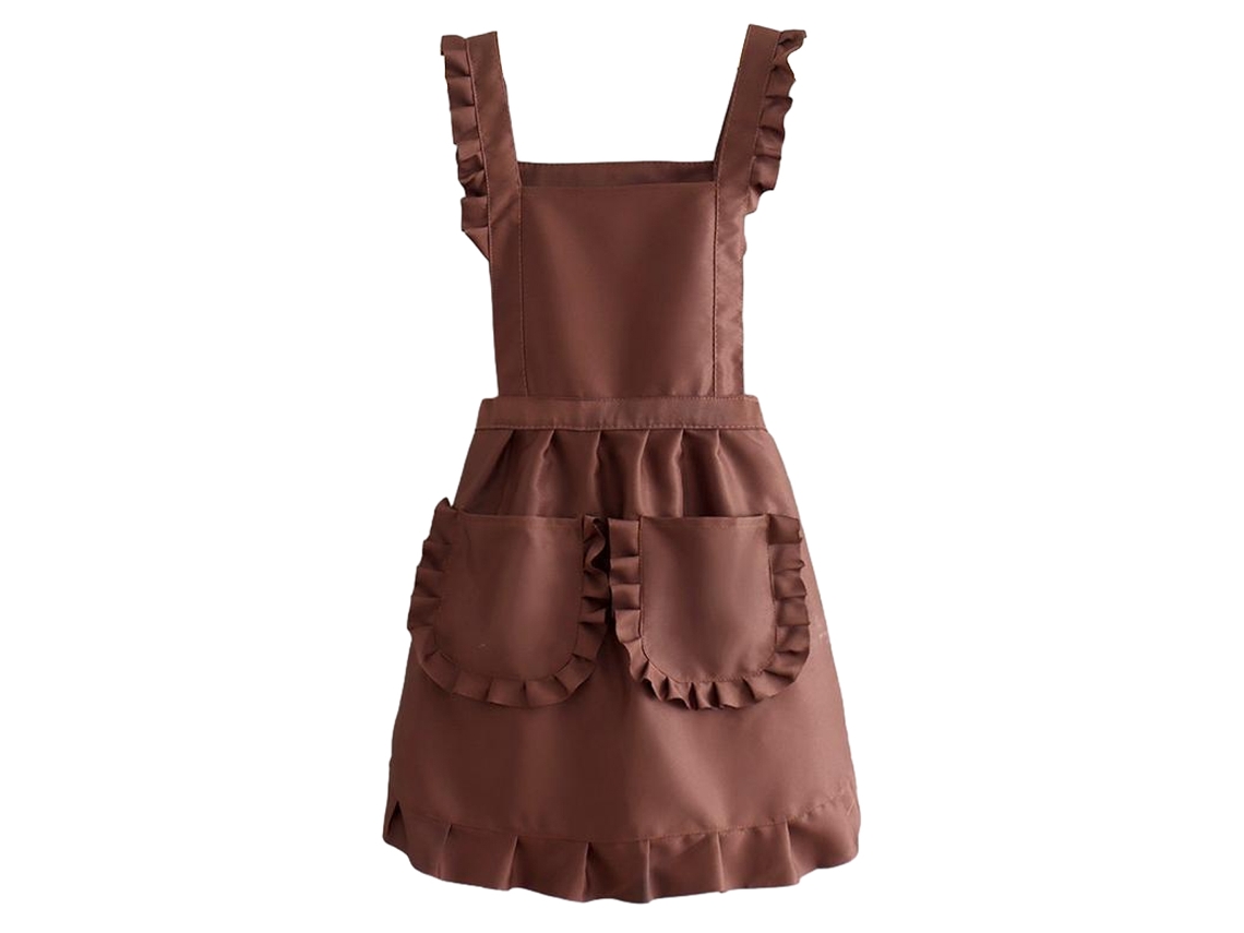 Delantal Retro De Algodón Bonito Para Cocina Mujeres Niñas Vintage Con Bolsillos Para Regalo De Madre