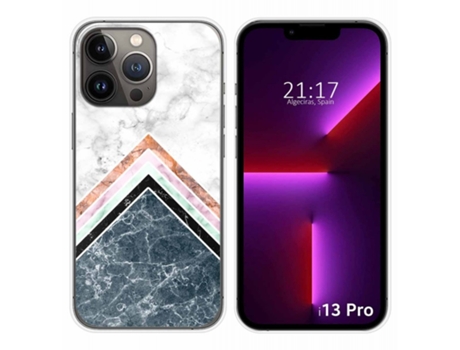 Carcasa iPhone 13 Pro (6.1) TUMUNDOSMARTPHONE Dibujos Multicolor