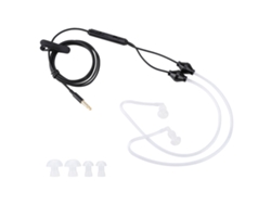 Auriculares Con Micrófono, Antirradiación, Tubo Acústico De 3,5 Mm, Portátiles Para Teléfonos Móviles, Color Negro.