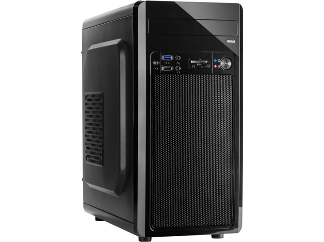 Caja PC INTER-TECH MC-02 Micro (Micro ATX - Negro)