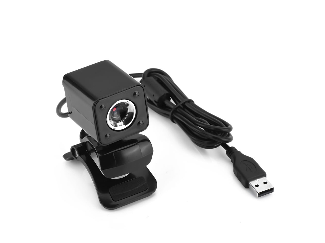 Cámara Web Hd Usb 2.0 A862 Con Clip Y Micrófono Integrado Para Pc Y Portátil