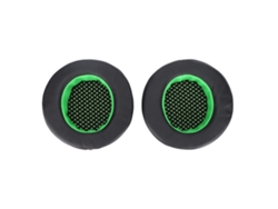 Almohadillas De Repuesto Duraderas Para Auriculares Hecate G4 G4 Pro G30, De Cuero Proteico, Color Negro Y Verde.