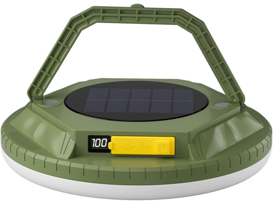 Lámpara Solar Flexible Recargable Para Uso Suspendido, Batería De Gran Capacidad, Carga