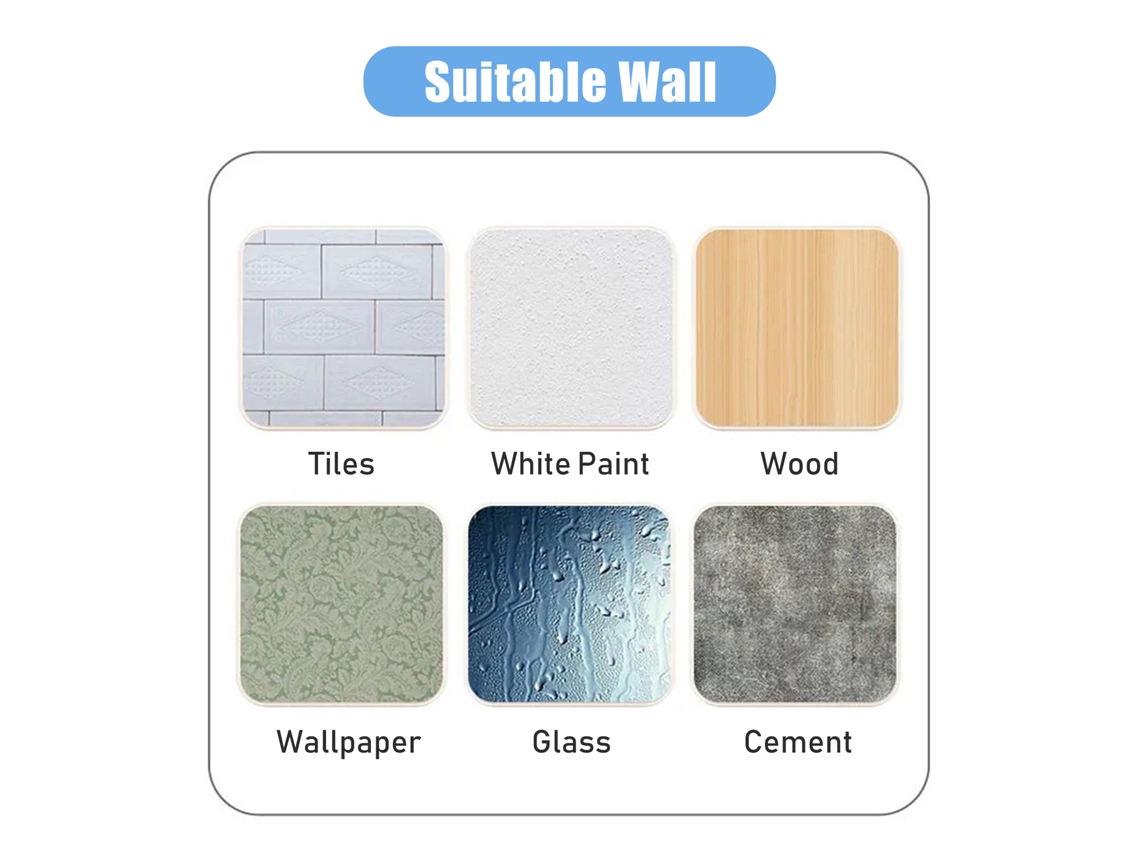 Barra De Cortina Extensible Antideslizante De 20 A 32 Pulgadas Con Tensión De Resorte Para Ventana De Armario De Baño