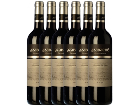 Vino Tinto FINCAS DE AZABACHE Fincas De Azabache Vendimia Seleccionada Rioja Crianza (0.75 L - 6 unidades)