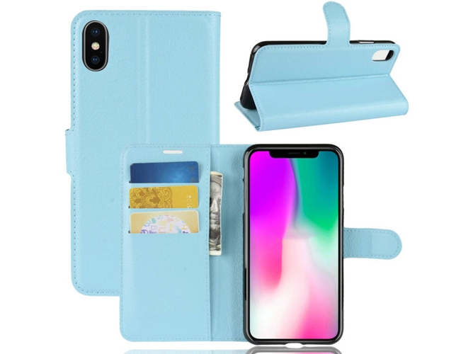 Funda Samsung Galaxy A8+ 2018 Flip Azul