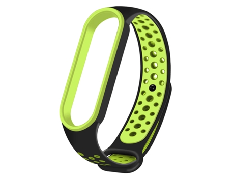 Pulsera Sportystyle para Xiaomi Mi Band 5 Negra / Verde PHONECARE