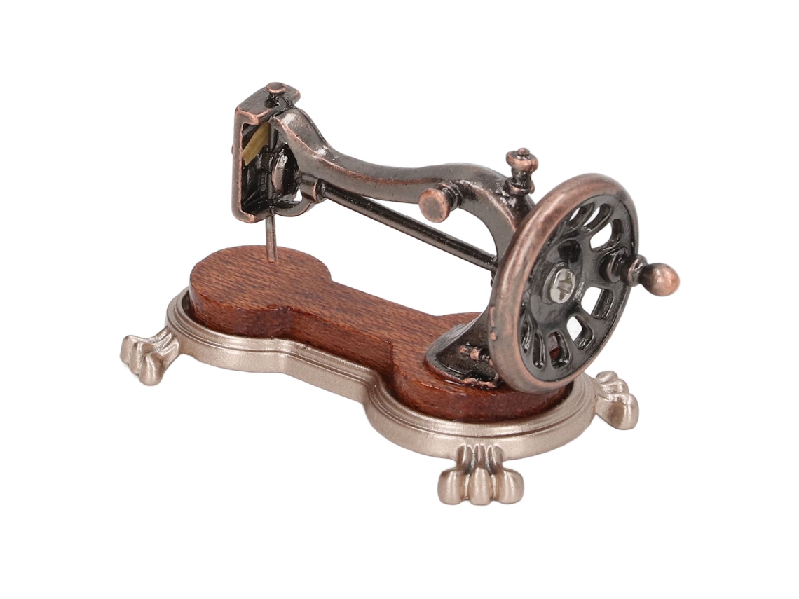 Máquina De Coser Miniatura Para Casa De Muñecas 1:12, Accesorios Decorativos Para Dollhouse