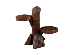 1 estante para plantas de madera. ALLINLESS