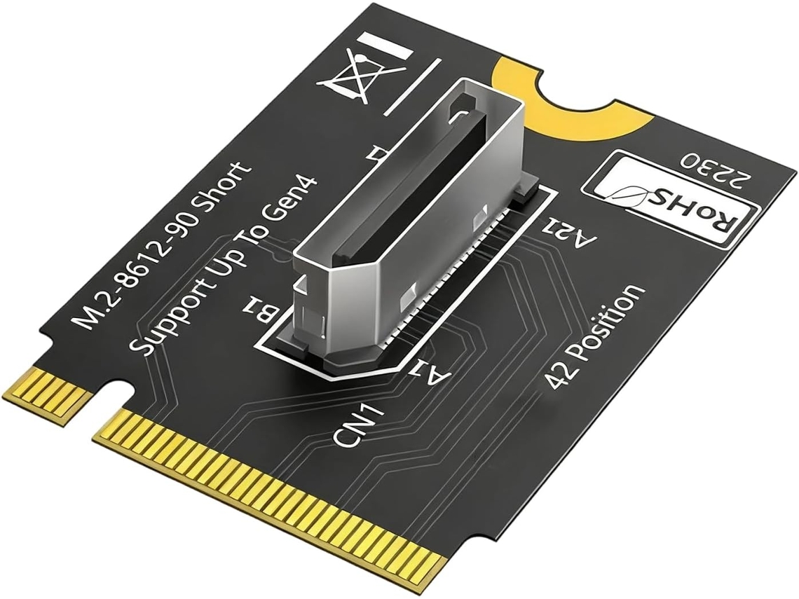 La Estructura De La Tarjeta De Conversión Nvme A 8612-2230 Permite Actualizaciones De Capacidad Sin Esfuerzo.