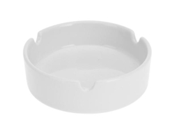 Cenicero porcelana blanca 10 cm