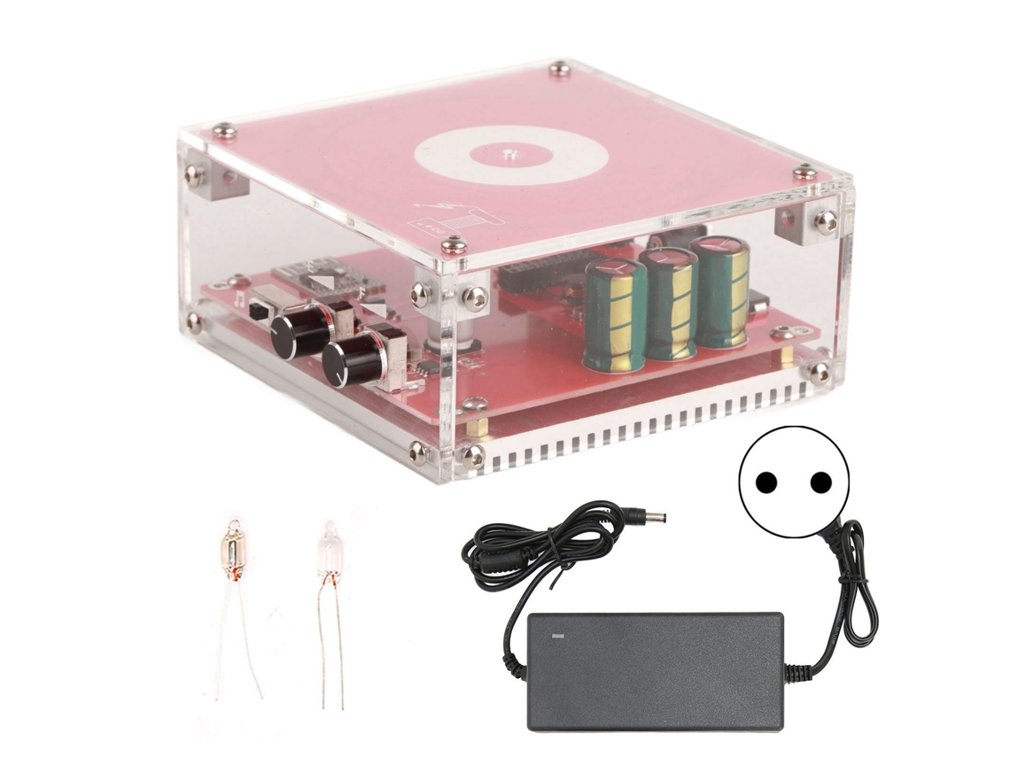 Juguetes De Mesa De Rayos Artificiales Tocables Con Música Bluetooth De Bobina Tesla, Enchufe Europeo