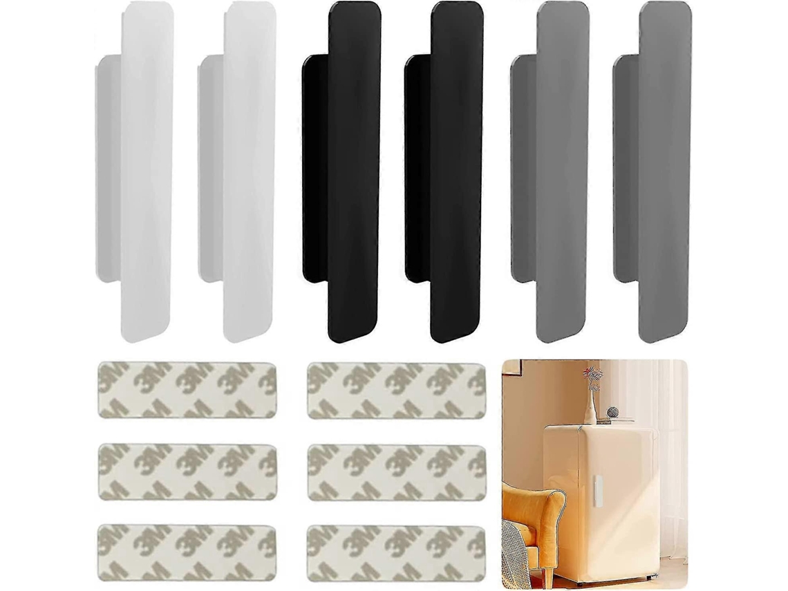 Omni-6 Manejos Autoadhesivos Para Puertas Ventanas Cajones Muebles Sin Taladrar Material Abs Moderno Fácil Instalación