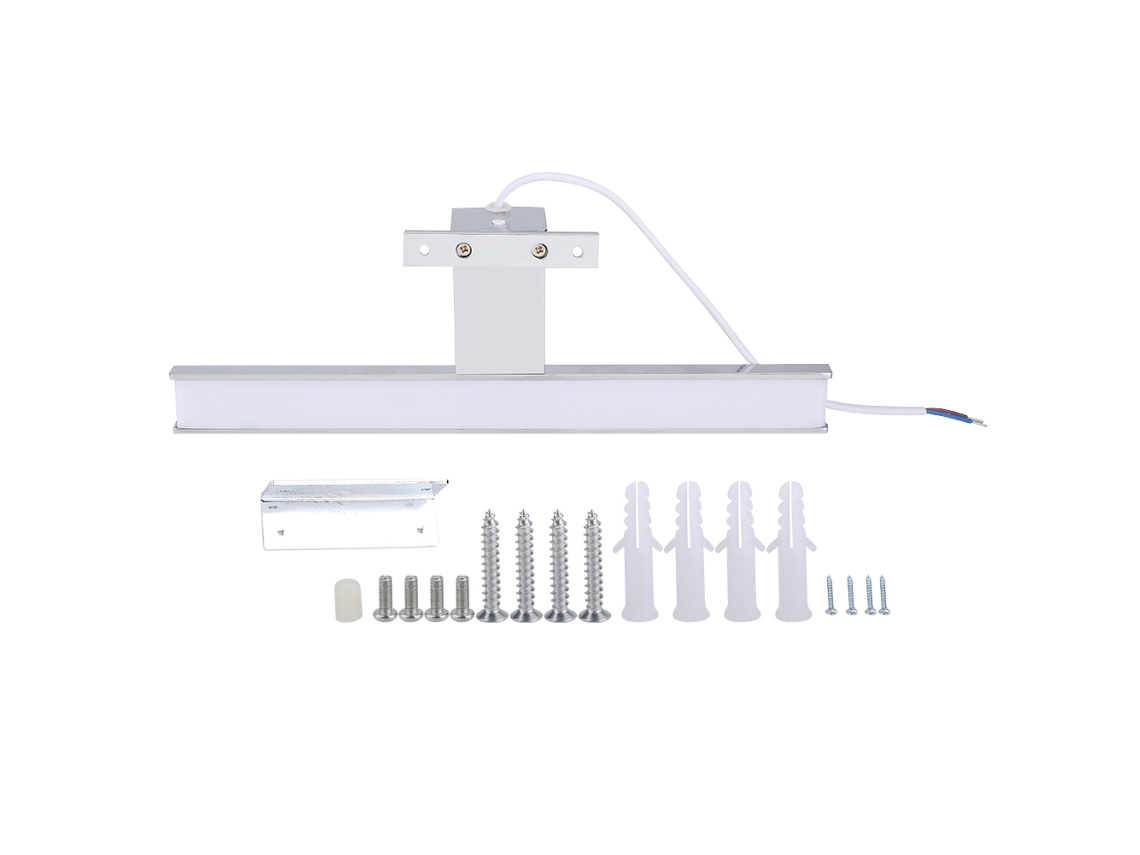 Lámpara LED para espejo de armario (blanco cálido, resistente al agua)
