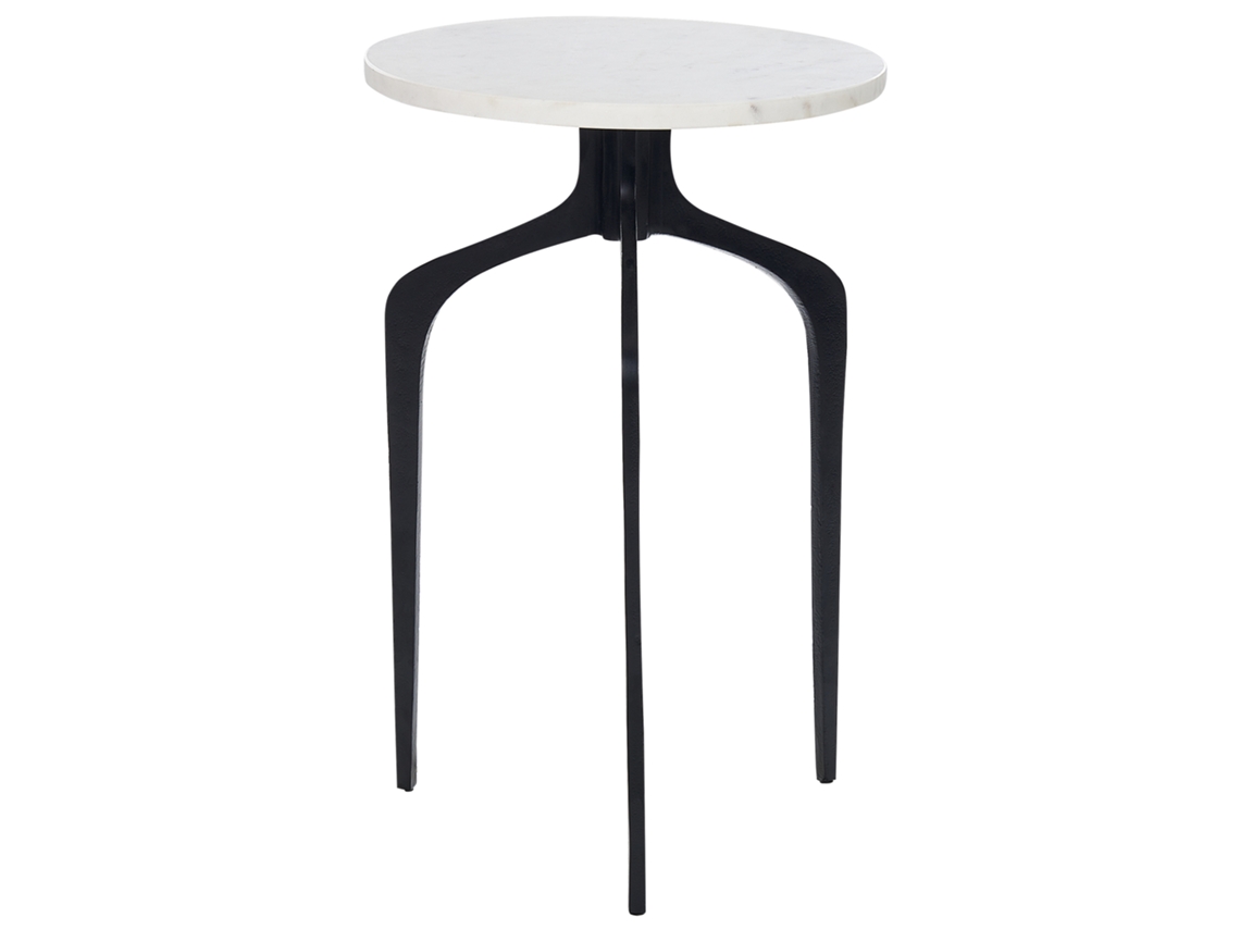 Mesa de centro BELIANI Tihoi de Mármol Blanco 36x36x56