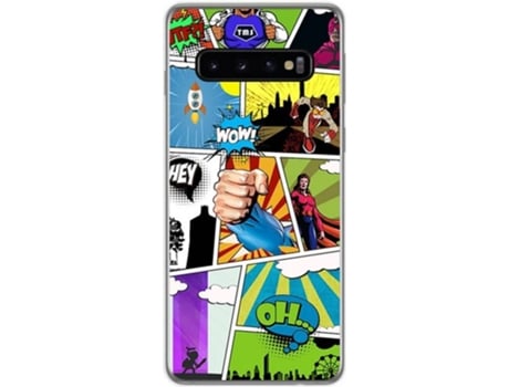 Carcasa Samsung Galaxy S10 Plus TUMUNDOSMARTPHONE Comic Multicolor