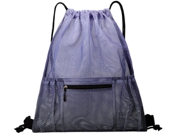 Bolsa De Playa De Malla Transpirable Para Deportes Al Aire Libre, Organizadores De Gimnasio, Mochilas De Viaje.