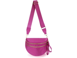 Bolso bandolera espacioso de nailon, riñonera, bolso de mano, cartera, bolso de hombro de moda para mujer, rosa