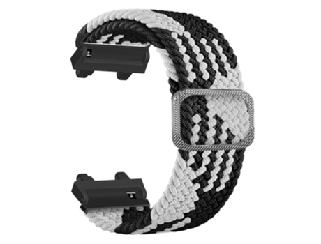 Correa de nailon ajustable para Huami Amazfit T-Rex 2 - blanco/negro