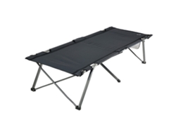 Cama de campamento plegable - cómodo y práctico Fácil de transportar Negro TRENDYFLAIR