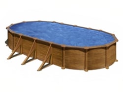Piscina de Acero GRE Imitacion Madera (500x300x120 cm)
