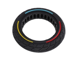 Pneu de borracha maciça de 8,5 polegadas para patinete elétrico Xiaomi M365 M365 1s Pro Pro2 Mi3 Mi3lite, à prova de explosão.
