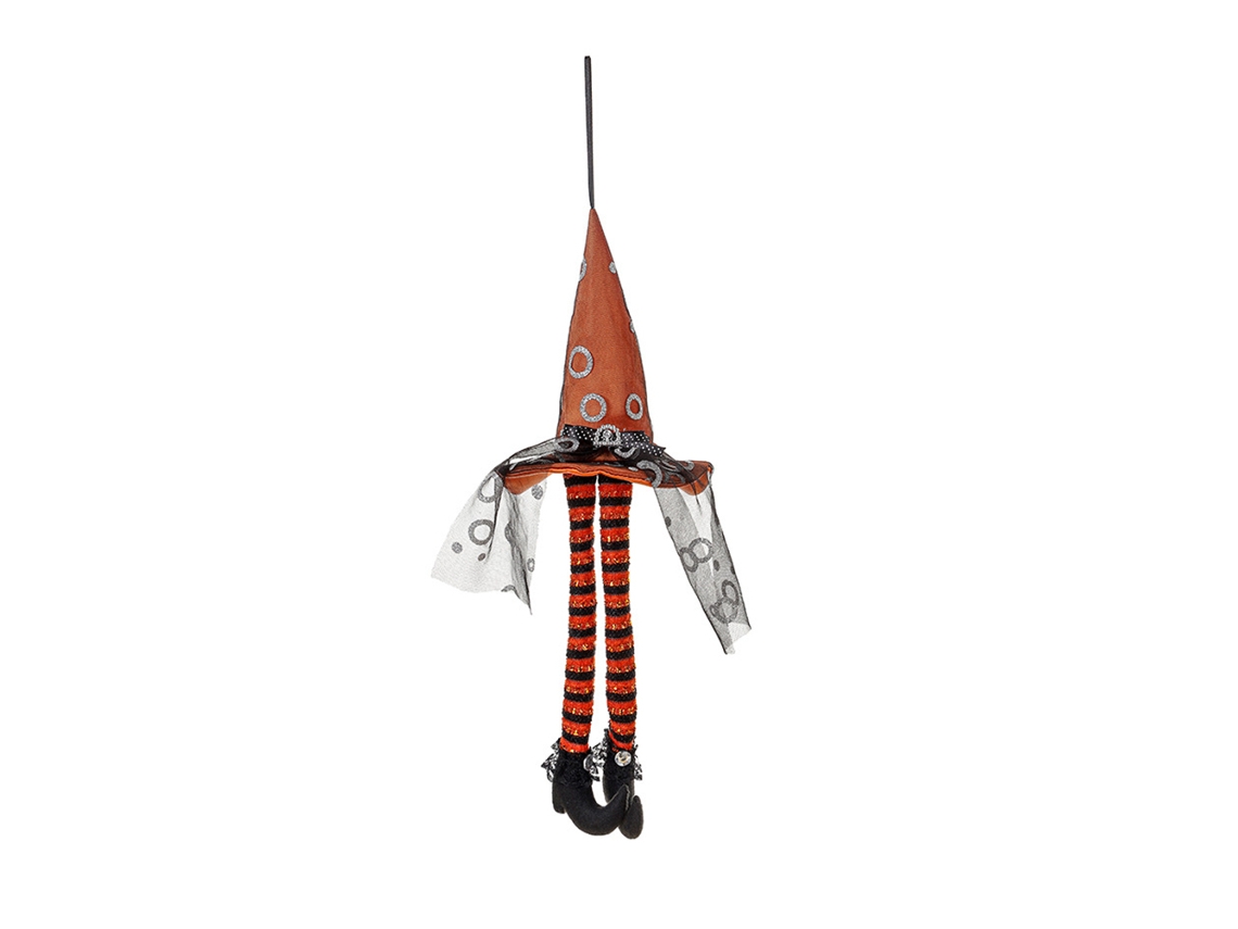 Sombrero De Bruja Luminoso Con Patas Largas Para Decoración De Halloween En Interiores Y Exteriores.