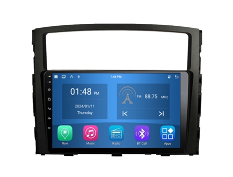 Autoradio 4GB RAM64GB ROM ROVERONE para Mitsubishi Pajero 4 V80 V90 2006 - 2014 CarPlay Android Coche Radio Bluetooth Navegación