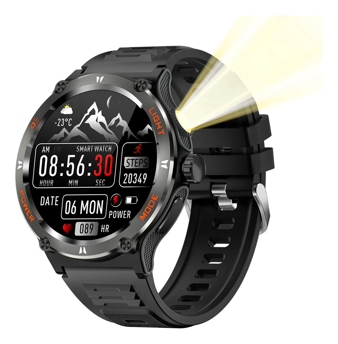 Relojes inteligentes Vayotoy para hombre con luz LED