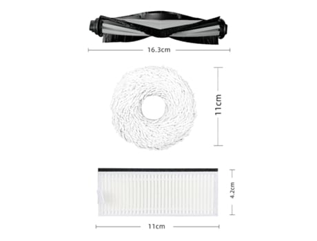 Cepillo Lateral principal, filtro Hepa, paño de mopa para Ecovacs Deebot N9, accesorios de Robot aspirador, soporte de repuesto para fregona