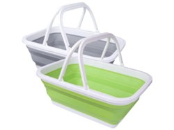 2026da-fregadero Plegable De Camping 2 Piezas, Grande Ligero Con Mango, Para Exterior Interior Cocina Hogar