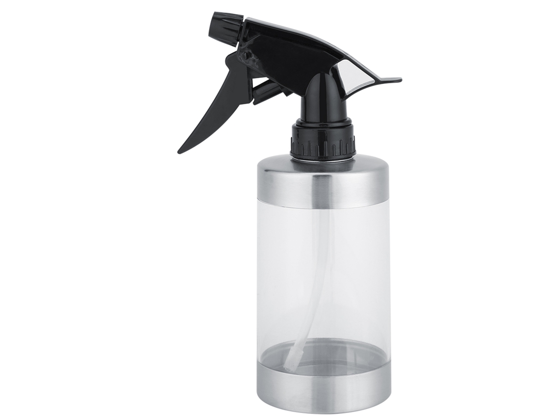 Botella pulverizadora de agua de acero inoxidable transparente para plantas