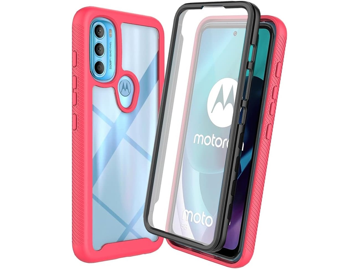 Protector de Pantalla Protetora Integrado para Motorola Moto G71 5G HONGWE. Rosa