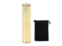 Tubo De Metal De Aleación De Zinc Impermeable Y Hermético Portátil Para Almacenamiento Al Aire Libre Campamento Viaje Oro