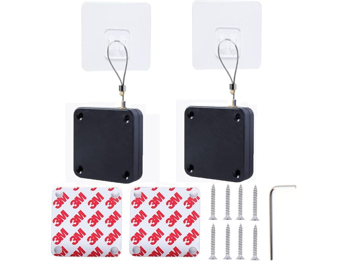 Cerradura Automática Sin Taladrar, Para Puertas De Madera Y Metal, Ideal Para El Hogar Y La Oficina.