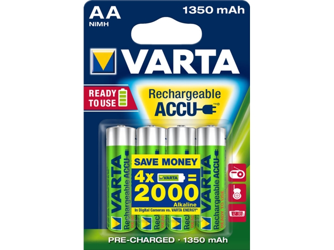 Pilas VARTA Ready2Use HR06 1350 mAh