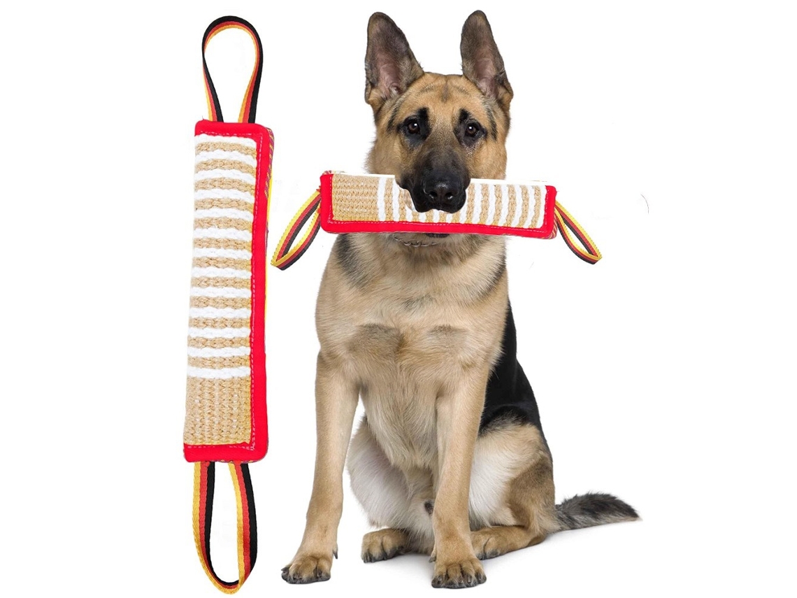 Juguete De Adiestramiento Para Perros, Resistente, Ideal Para Cachorros Que Juegan A Tirar De La Cuerda Y Alivia El Dolor De La Dentición. Henten Home Rojo (2 Unidades)