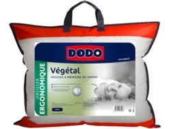 Almohada Ergonómica con Memoria Forma Vegetal 45X70 DODO Dodo (Blanco - 70x45x5 cm)