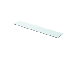 Estante de cristal transparente de 80 x 15 cm, DKD Home Decor