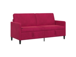 Sofá Con Almacenamiento Rojo Vino 172 X 78 X 87 Cm Poliéster