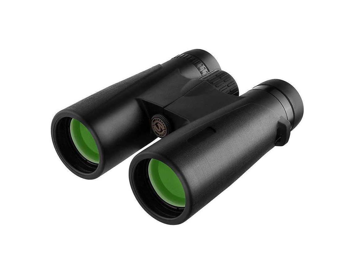 Binoculares compactos 12x42 para observación de aves, caza, deportes, viajes, aventura, conciertos, color negro Yizhood