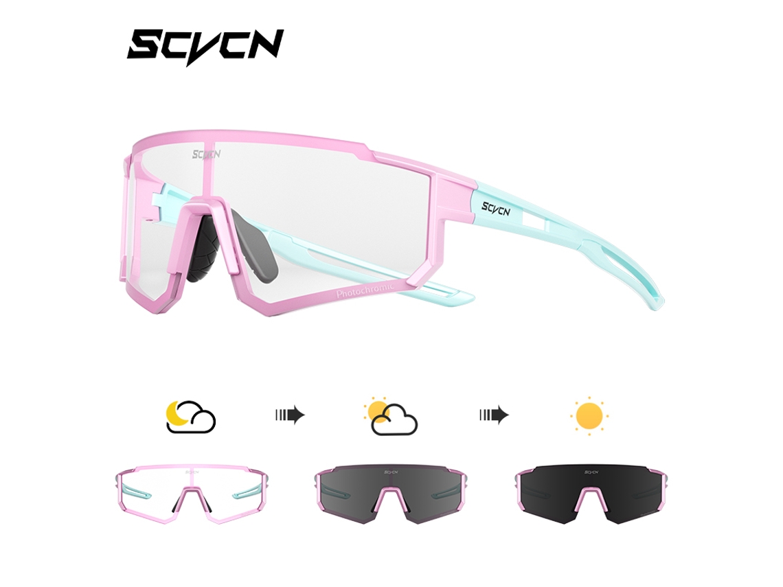 Gafas de ciclismo unisex MDUG con protección UV400, multicolor y antirreflejos (modelo fotocromático 6)